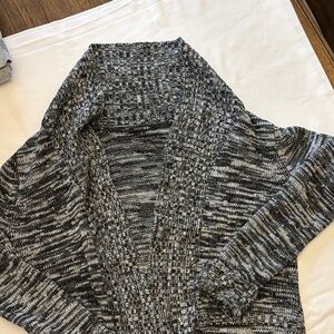 Papermoon Charcoal and Light Gray Women's Cardigan